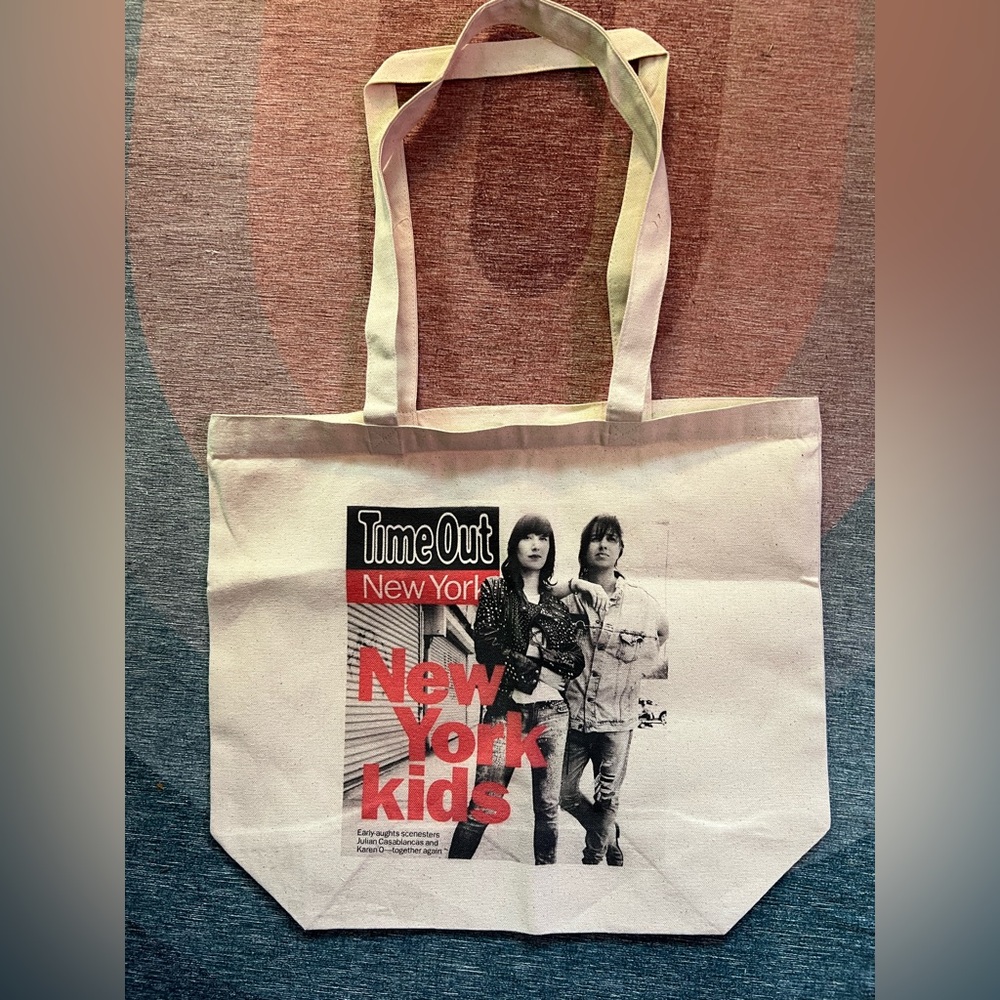 Julian Casablancas and Karen O- tote bag